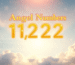 The angel numbers 11 and 222 in a cloudy sky.