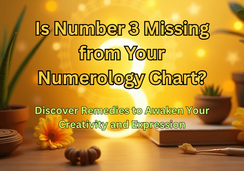 A glowing golden number 3 shines amid potted plants, a yellow flower, and soft, blurred golden tones.